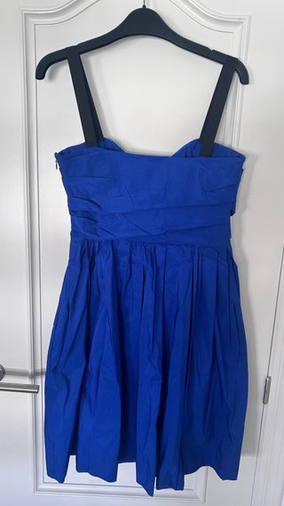 Vestido Etxart Panno Azul T 40