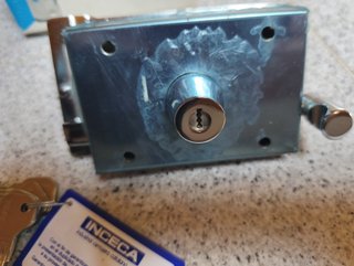 Cerradura Inceca Mod 36700 CR G/LL IZQ CIL 55MM