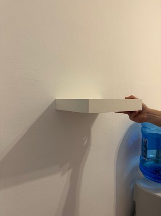Pack 4 estantes blancos flotantes madera