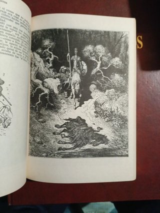 Don Quijote de la Mancha ilustrad por Doré antiguo