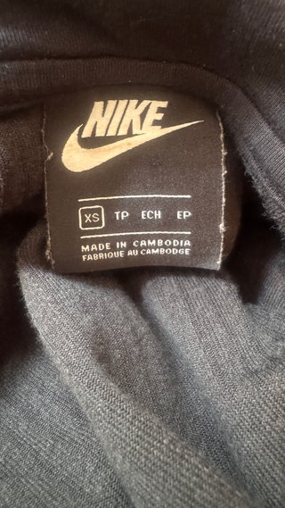 Chaqueta Nike Corduroy negra oversize Talla XS