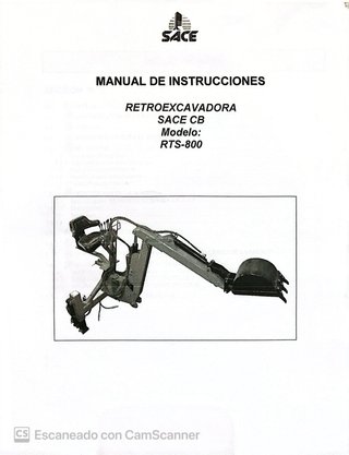 Retroexcavadora Tractor con Pistones