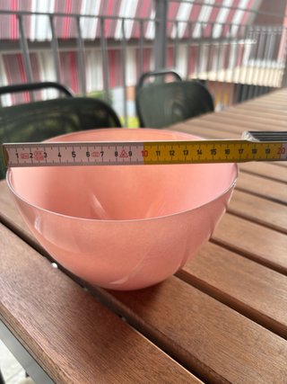 Vaso in vetro rosa