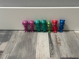 Figuras PJ Masks brillantes