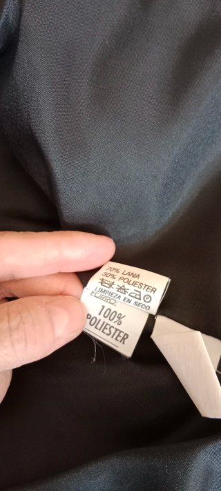 Traje chaqueta negro