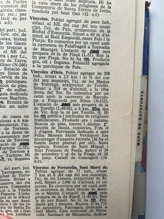 Diccionari Nomenclator Pobles i Poblats Catalunya