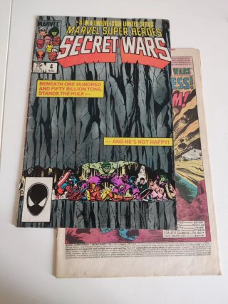 Marvel Secret Wars 4 Marvel 1984 Detached