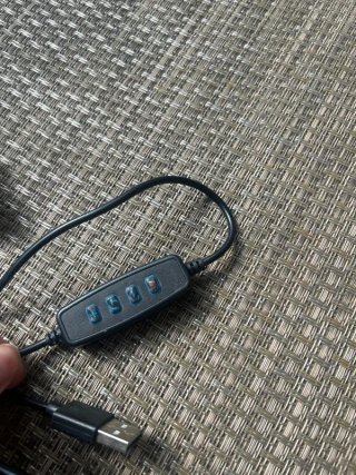 Aro de luz LED con trípode