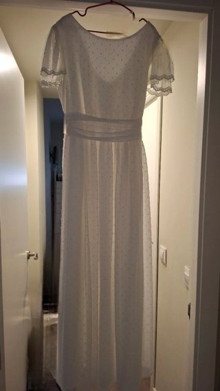 Vestido blanco comunión, talla 11-12 Nuevo