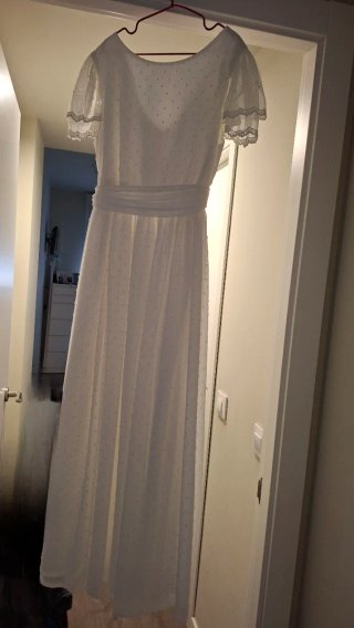 Vestido blanco comunión, talla 11-12 Nuevo