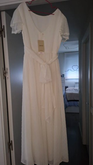 Vestido blanco comunión, talla 11-12 Nuevo