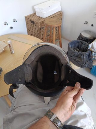 Casco Jet NVG Negro