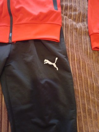 Conjunto Puma Marruecos Rojo y Negro
