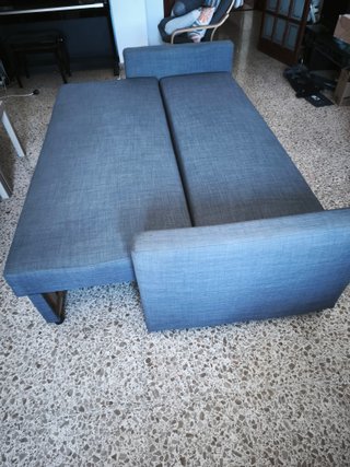 Sofá Cama IKEA FRIHETEN 3 Plazas Gris Oscuro