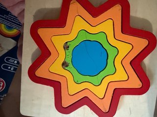 Lote de 5 Puzzles Infantiles de Madera
