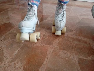 Patines de 4 ruedas blancos Oxelo