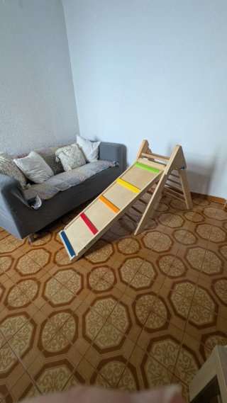 Triangolo di arrampicata Pikler con accessori