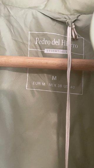 Chaleco acolchado verde talla M