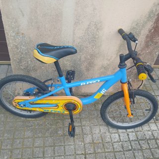 Bicicleta infantil B-Pro 16 azul