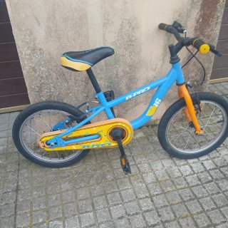 Bicicleta infantil B-Pro 16 azul