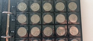241 monedas siglo 19, 50, 5 ptas y cartón 50cTs