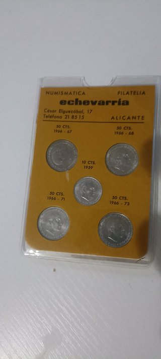 241 monedas siglo 19, 50, 5 ptas y cartón 50cTs