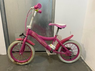 Bicicleta niña rosa