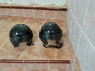 Casco de moto Zeus Negro Brillante