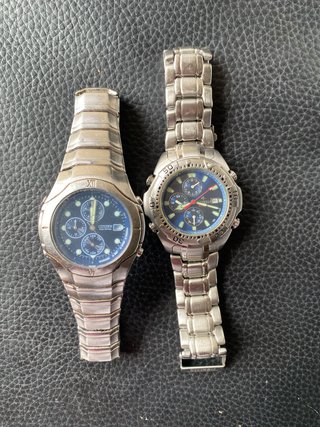 2 Orologi Citizen Quadrante Blu