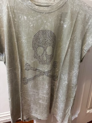 Camiseta Scalpers Mujer Talla S Verde Oliva