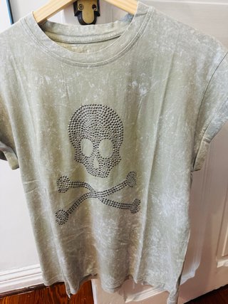 Camiseta Scalpers Mujer Talla S Verde Oliva