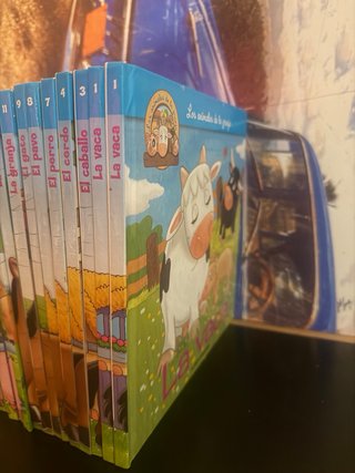 Lote de 20 libros de los animales de la granja
