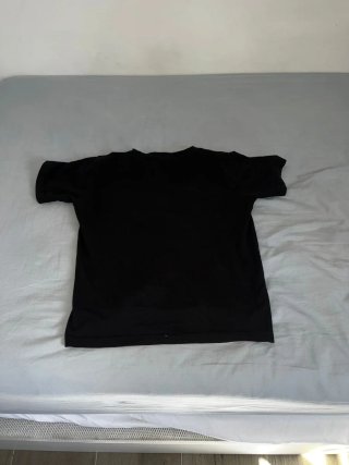Camiseta corta Lacoste negra