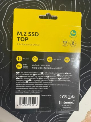 SSD M.2 Intenso 512GB SATA III 550MB/s