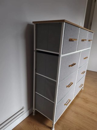 Cómoda HOMCOM 9 cajones NUEVA a estrenar 100x30x99
