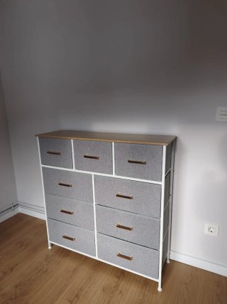Cómoda HOMCOM 9 cajones NUEVA a estrenar 100x30x99