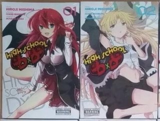 Tomos 1 y 2 Manga High School DxD