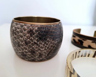 Lote 3 Pulseras Animal Print