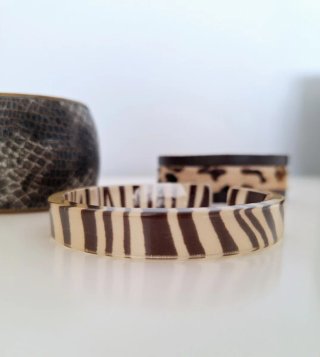 Lote 3 Pulseras Animal Print