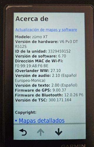 GPS Garmin Zumo XT AVERIADO