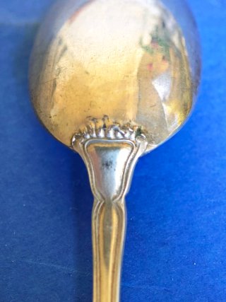 Set 6 Cucchiaini Antichi Dessert Argento 800