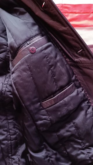 Chaqueta Zara Man Cuero Talla L