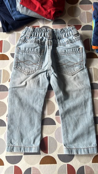 Conjunto vaquero y camisa 9-12 meses