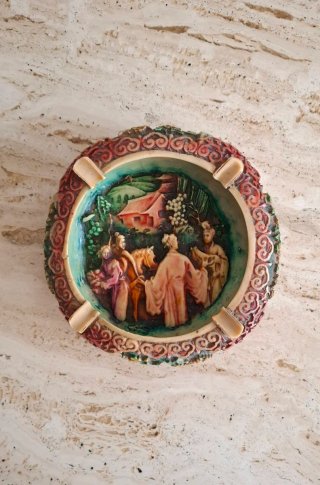 Lote 3 figuras decoración oriental vintage
