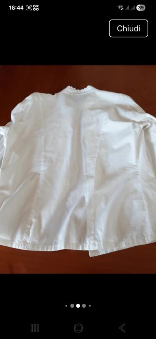 Camicia donna bianca con ricami