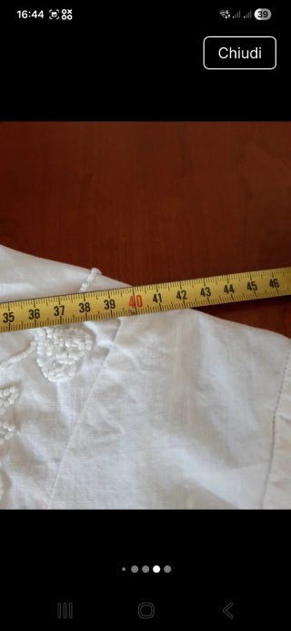 Camicia donna bianca con ricami