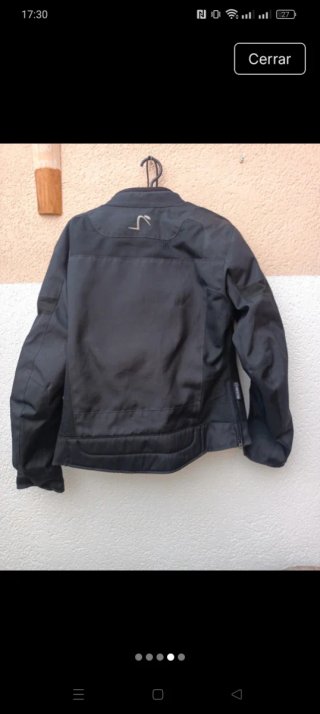 Chaqueta Moto Verano Mujer XL Negra