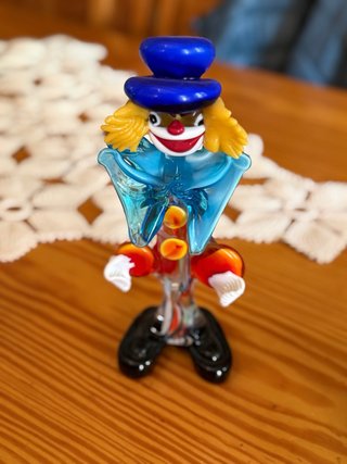 Payaso decorativo de cristal