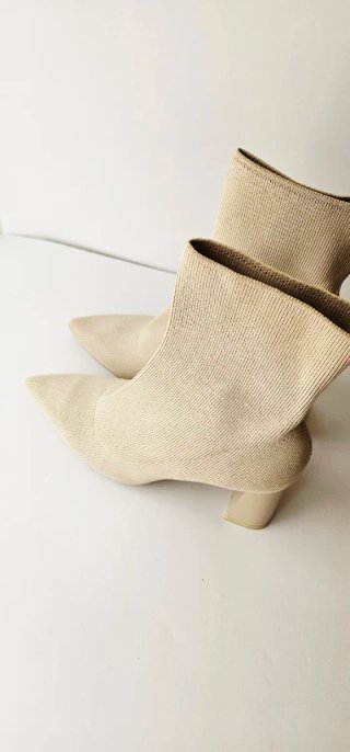 Botines Zara T.36 Beige