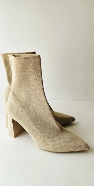 Botines Zara T.36 Beige